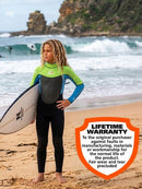 Adrenalin Radical X 3/2mm Junior Steamer Wetsuit Lifestyle Lime