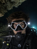 Aquatec Dive Mask Torch on Mask 