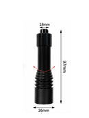Atorch S1 400 Lumen Rechargeable Dive Torch Dimensions