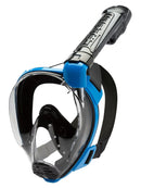 Cressi Baron Full Face Snorkel Mask - Black/Blue Side