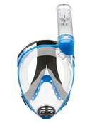Cressi Baron Full Face Snorkel Mask - Clear/Blue