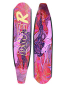 DiveR Pink Mermaid Freediving Blades Front Back
