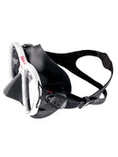 Hollis M3 Dry Top Snorkel Set with Prescription Lenses Side View