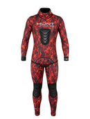 Huntmaster Burrnum 'Huntsman' Wetsuit Camo Series-3.5mm-Red