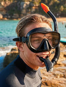 Land & Sea Black Marlin Frameless Mask & Snorkel Set Lifestyle