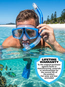 Land and Sea Adventurer Silicone Snorkelling Set Blue Lifestyle