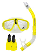Land & Sea Adventurer Silicone Snorkelling Set  Yellow