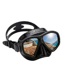 Land & Sea Clearwater Black Mirror Silicone Mask & Snorkel Set Mask