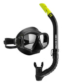 Land & Sea Clearwater Black Mirror Silicone Mask & Snorkel Set