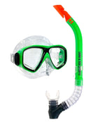 Land & Sea Clearwater Silicone Snorkel Set Green