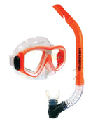 Land & Sea Clearwater Silicone Snorkel Set Orange