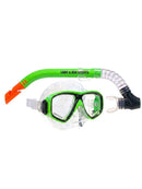 Land & Sea Clearwater Silicone Snorkel Set Orange Snorkel and Mask