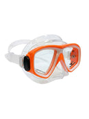 Land & Sea Clearwater Silicone Snorkel Set Orange Mask