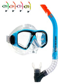 Land & Sea Clearwater Silicone Snorkel Set