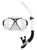 Mares Pearl Combo Snorkel Set White Clear White