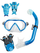 Mares Sea Pals Kids Travel Snorkel Set Blue