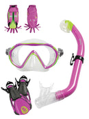 Mares Sea Pals Kids Travel Snorkel Set Purple