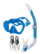 Mares Tropical Nateeva Snorkel Set Blue White Fins