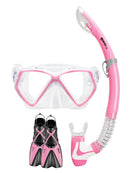 Mares X-One Pirate Junior Snorkelling Set Pink