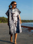 Ocean Armour Hammerhead Poncho Front Girl