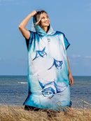 Ocean Armour Manta Ray Poncho Front