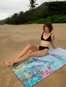 Ocean Armour Turtle Beach Towel Sitting
