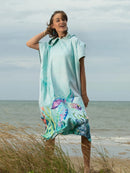 Ocean Armour Turtle Poncho Front Girl