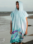 Ocean Armour Turtle Poncho Back Front View