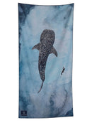 Ocean Armour Whale Shark Beach Towel Front