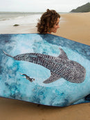 Ocean Armour Whale Shark Beach Towel Horizontal