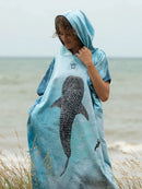 Ocean Armour Whale Shark Poncho Girl