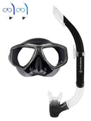 Ocean Pro Eclipse-Oasis Snorkel Set Black