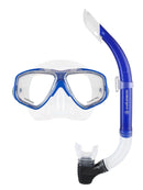 Ocean Pro Eclipse Oasis Snorkel Set Clear Blue