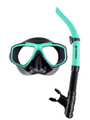 Ocean Pro Eclipse Snorkel Set Black Teal