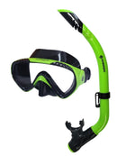 Ocean Pro Wategos Junior Mask Snorkel Set Lime 