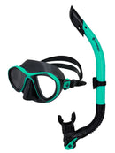 Ocean Pro Wistari Snorkel Set Adult Black Teal