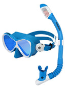 Ocean Pro Woolamai Kids Mask & Snorkel Set Blue
