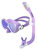 Ocean Pro Woolamai Kids Mask & Snorkel Set Lilac