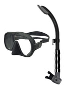 OceanPro Avalon Typhoon SD Snorkel Set Black Black