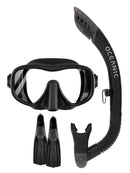 Oceanic Ultra Dry Viper Snorkel Set Black