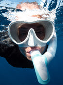 Oceanic Ultra Dry Viper Snorkel Set White Aqua