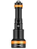 Orcatorch ZD710 MK2 Adjustable Beam 2700 Lumen Dive Torch Top