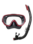 Reeftourer RC0108 Snorkel Set Black Metallic Red BKMDR