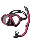 Reeftourer X-Plore Snorkel Set Black Metallic Red MDR