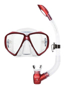 Scubapro Spectra Mask and Spectra Snorkel Set Clear Red
