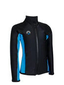Sharkskin Chillproof Long Sleeve Full Zip Top-Junior Blue