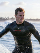 Sharkskin Dura-Flex Long Sleeve Rashie Black Lifestyle