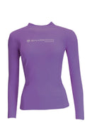 Sharkskin Dura Flex Long Sleeve Rashie Ladies Lavender