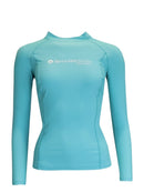 Sharkskin Dura Flex Long Sleeve Rashie Ladies Reef Green