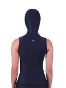 Sharkskin Ladies Chillproof Vest With Hood Black Back